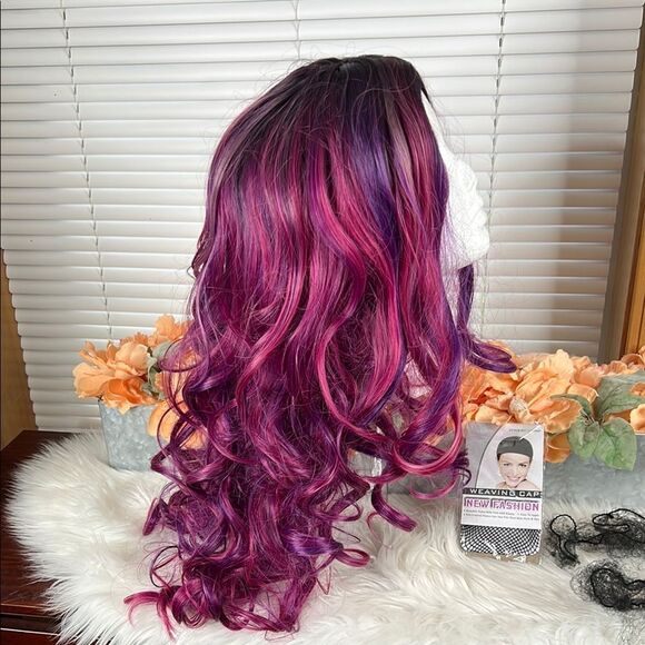 Extra Long Curly Synthetic Wig - Picture 1 of 8